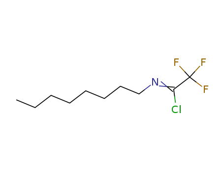 Molecular Structure of 172510-99-5 (Ethanimidoyl chloride, 2,2,2-trifluoro-N-octyl-)