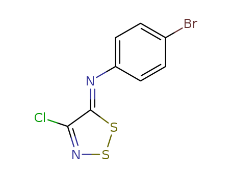 4-BROMO-N-(4-CHLORO-5H-1,2,3-DITHIAZOL-5-YLIDEN)ANILINE