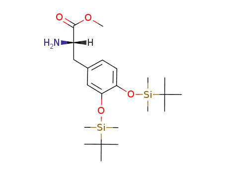 methyl (S)-2-amino-3-<3,4-bis(tert-butyldimethylsilyloxy)phenyl>propanoate