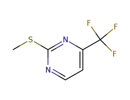 Molecular Structure of 136547-20-1 (4-trifluoromethyl-2-methylthio-pyrimidine)