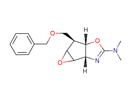 ((1bS,4aS,5S)-5-Benzyloxymethyl-1b,4a,5,5a-tetrahydro-1aH-1,4-dioxa-2-aza-cyclopropa[a]pentalen-3-yl)-dimethyl-amine