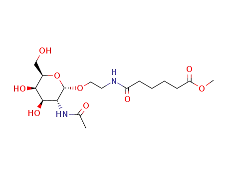 <2-(4-Methoxycarbonylbutancarboxamido)ethyl>-2-acetamido-2-desoxy-α-D-galactopyranosid