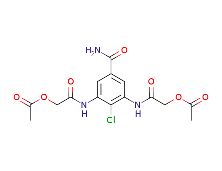 Acetic acid [3-(2-acetoxy-acetylamino)-5-carbamoyl-2-chloro-phenylcarbamoyl]-methyl ester