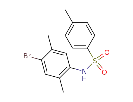 Molecular Structure of 160757-60-8 (N-(p-tolylsulfonyl)-4-bromo-2,5-dimethylaniline)