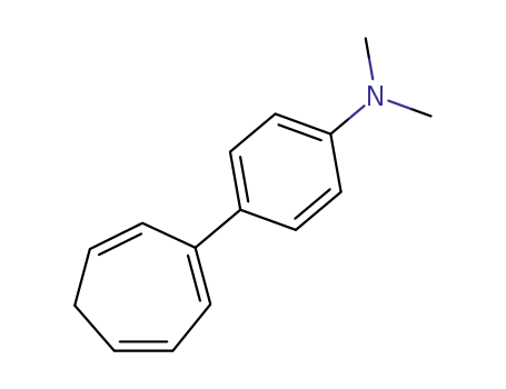 Molecular Structure of 30366-75-7 (Benzenamine, 4-(1,3,6-cycloheptatrien-1-yl)-N,N-dimethyl-)