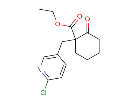 1-(6-chloro-pyridin-3-ylmethyl)-2-oxo-cyclohexanecarboxylic acid ethyl ester