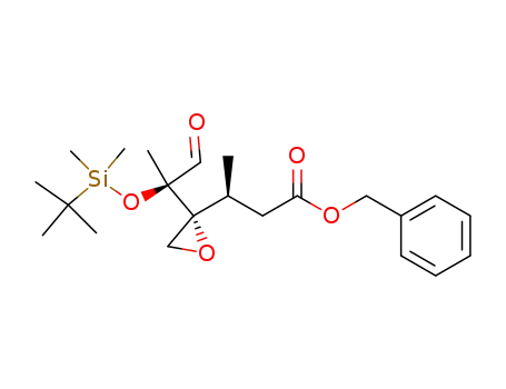 (S)-3-{(R)-2-[(R)-1-(tert-Butyl-dimethyl-silanyloxy)-1-methyl-2-oxo-ethyl]-oxiranyl}-butyric acid benzyl ester