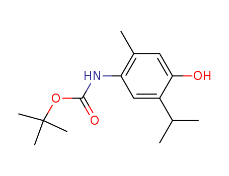 (4-Hydroxy-5-isopropyl-2-methyl-phenyl)-carbamic acid tert-butyl ester