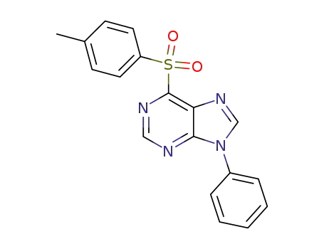 6-(4-Methylbenzene-1-sulfonyl)-9-phenyl-9H-purine
