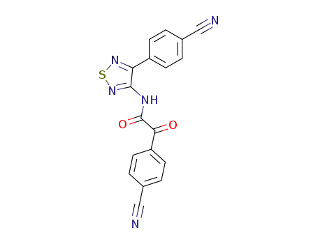 3-(4-cyanobenzoylformamido)-4-(4-cyanophenyl)-1,2,5-thiadiazole