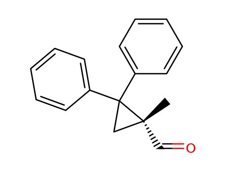 (+)-(R)-1-Methyl-2,2-diphenyl-cyclopropan-carbaldehyd