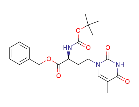(S)-2-tert-Butoxycarbonylamino-4-(5-methyl-2,4-dioxo-3,4-dihydro-2H-pyrimidin-1-yl)-butyric acid benzyl ester