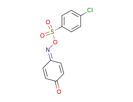 Molecular Structure of 112071-02-0 (2,5-Cyclohexadiene-1,4-dione,
mono[O-[(4-chlorophenyl)sulfonyl]oxime])