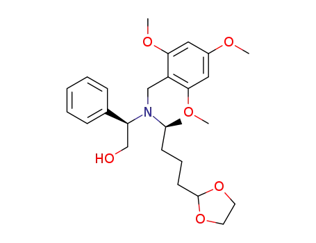 (R)-2-[((S)-4-[1,3]Dioxolan-2-yl-1-methyl-butyl)-(2,4,6-trimethoxy-benzyl)-amino]-2-phenyl-ethanol