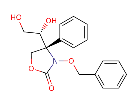 (4R)-3-benzyloxy-4-phenyl-4-((1R)-1,2-dihydroxyethyl)-1,3-oxazolidin-2-one
