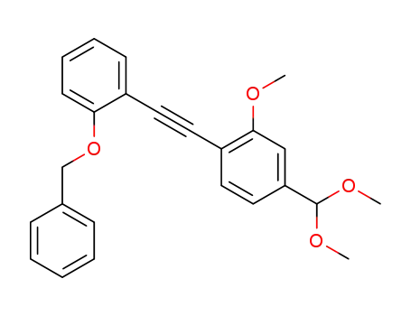 4-(2-benzyloxyphenyl)ethynyl-3-methoxy-1-dimethoxymethylbenzene