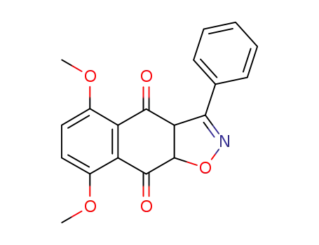 5,8-Dimethoxy-3-phenyl-3a,9a-dihydro-naphtho[2,3-d]isoxazole-4,9-dione