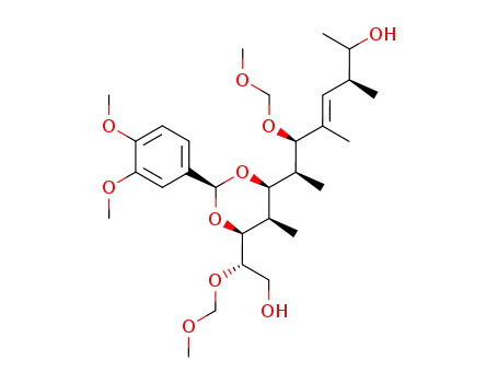 (2S,3S,4R,5S,6S,7R,8E,10S,11RS)-3,5-<(S)-3,4-dimethoxybenzylidenedioxy>-2,7-bis(methoxymethoxy)-4,6,8,10-tetramethyl-8-dodecene-1,11-diol