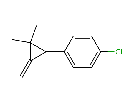 Molecular Structure of 65354-61-2 (Benzene, 1-chloro-4-(2,2-dimethyl-3-methylenecyclopropyl)-)