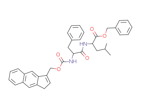 2-[2-(3H-Cyclopenta[b]naphthalen-1-ylmethoxycarbonylamino)-3-phenyl-propionylamino]-4-methyl-pentanoic acid benzyl ester