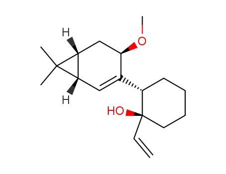 (1S,2S)-2-((1S,4R,6R)-4-Methoxy-7,7-dimethyl-bicyclo[4.1.0]hept-2-en-3-yl)-1-vinyl-cyclohexanol
