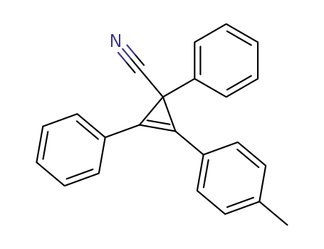 2-(4-Methylphenyl)-1,3-diphenyl-2-cyclopropene-1-carbonitrile
