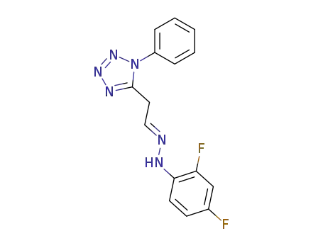 (1-phenyl-1H-tetraazol-5-yl)acetaldehyde (2,4-difluorophenyl)hydrazone
