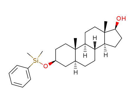 3β-(dimethylphenylsiloxy)-5α-androstan-17β-ol