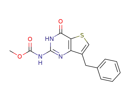 (7-benzyl-4-oxo-3,4-dihydro-thieno[3,2-<i>d</i>]pyrimidin-2-yl)-carbamic acid methyl ester