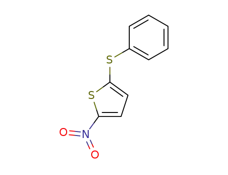 Molecular Structure of 13195-53-4 (2-nitro-5-phenylsulfanyl-thiophene)