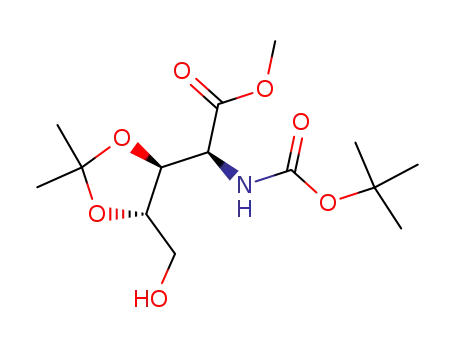 methyl 2-N-[(tert-butoxycarbonyl)amino]-2-deoxy-3,4-O-isopropylidene-L-xylonate