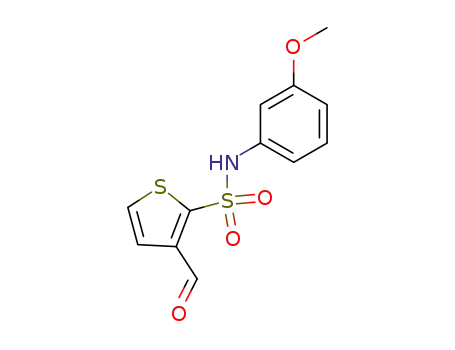 3-formyl-N-(3-methoxyphenyl)-2-thiophenesulfonamide