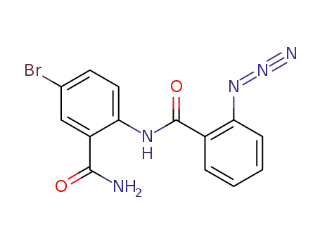 Benzamide, N-[2-(aminocarbonyl)-4-bromophenyl]-2-azido-