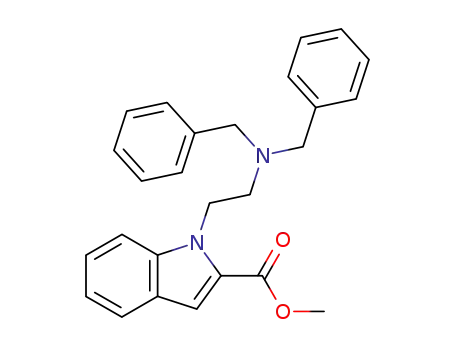 methyl N-(2-dibenzylaminoethyl)indole-2-carboxylate