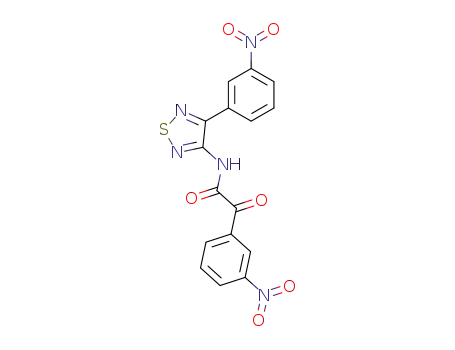 3-(3-nitrobenzoylformamido)-4-(3-nitrophenyl)-1,2,5-thiadiazole