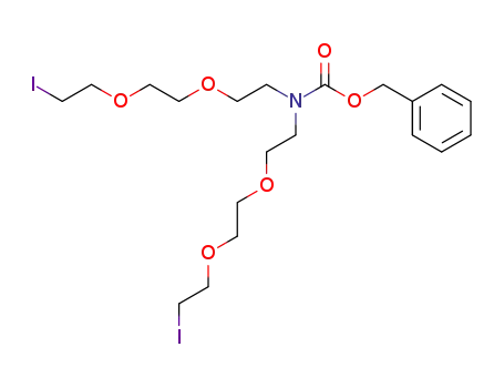 Bis-{2-[2-(2-iodo-ethoxy)-ethoxy]-ethyl}-carbamic acid benzyl ester