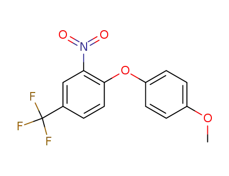 Molecular Structure of 1996-69-6 (4-(4-METHOXYPHENOXY)-3-NITROBENZOTRIFLUORIDE)