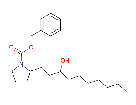 2-(3-Hydroxy-decyl)-pyrrolidine-1-carboxylic acid benzyl ester