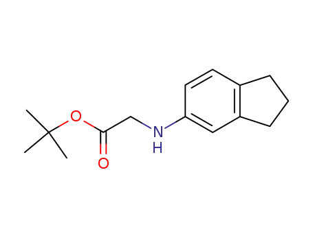 N-(2,3-dihydro-1H-inden-5-yl)glycine t-butyl ester