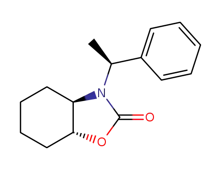 (3aR,7aR)-3-((S)-1-Phenyl-ethyl)-hexahydro-benzooxazol-2-one