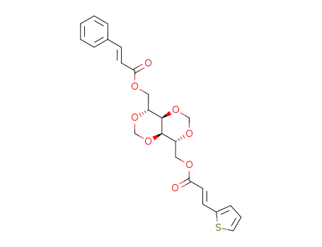 2,4:3,5-dimethylene-D-mannitol 1-trans-cinnamate 6-(β-2-trans-thienylacrylate)