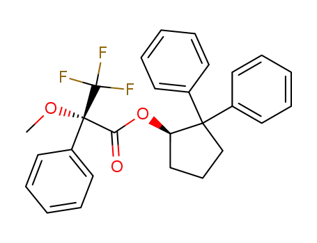 (R)-MTPA ester of (R)-(-)-2,2-diphenylcyclopentanol