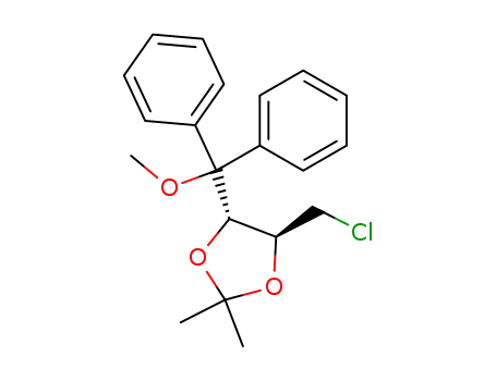 (4S,5S)-4-(chloromethyl)-5-(methoxydiphenylmethyl)-2,2-dimethyl-1,3-dioxolane