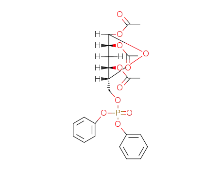 1,2,4-tri-O-acetyl-3-deoxy-6-O-diphenylphosphoryl-D-glucopyranose