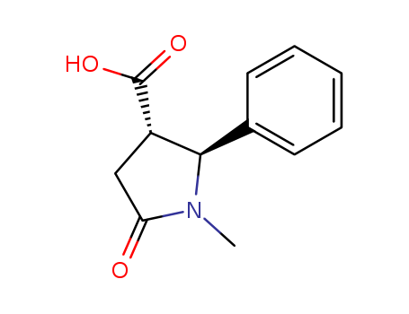 1-Methyl-5-oxo-2-phenylpyrrolidine-3-carboxylic acid