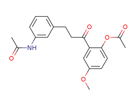 Acetamide,
N-[3-[3-[2-(acetyloxy)-5-methoxyphenyl]-3-oxopropyl]phenyl]-