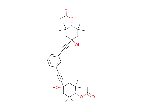 Acetic acid 4-[3-(1-acetoxy-4-hydroxy-2,2,6,6-tetramethyl-piperidin-4-ylethynyl)-phenylethynyl]-4-hydroxy-2,2,6,6-tetramethyl-piperidin-1-yl ester