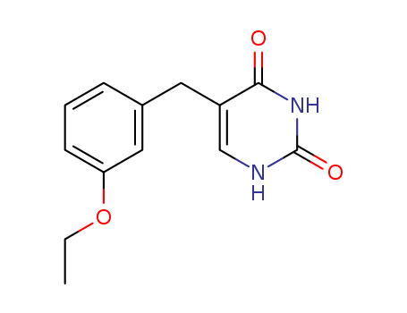 2,4(1H,3H)-Pyrimidinedione,5-[(3-ethoxyphenyl)methyl]- cas  28495-78-5