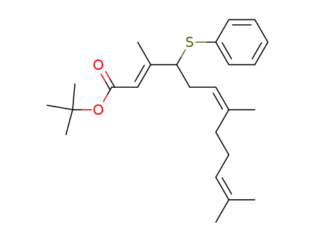 tert-butyl 3,7,11-trimethyl-4-(phenylthio)dodeca-2E,6Z,10-trienoate