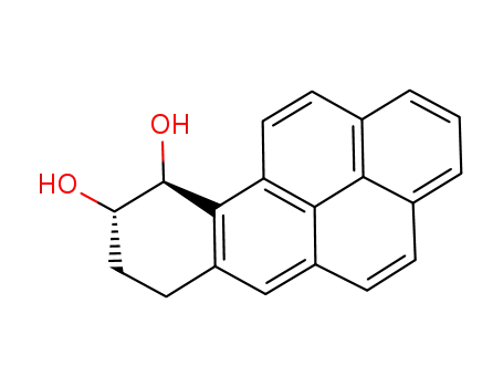 Molecular Structure of 61441-24-5 ((9S,10S)-7,8,9,10-tetrahydrobenzo[pqr]tetraphene-9,10-diol)